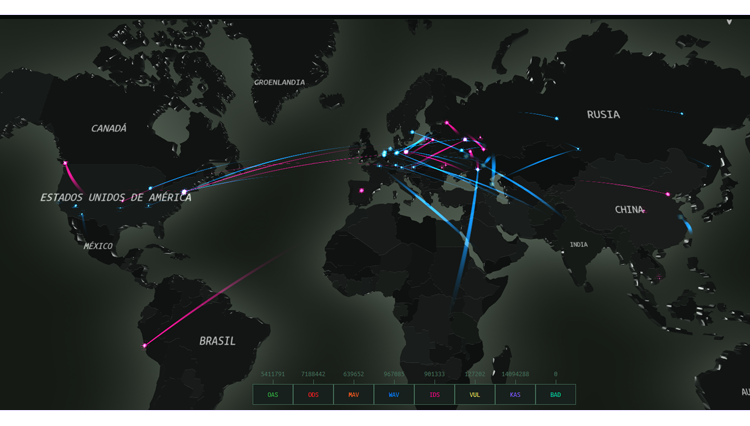 Estos son todos los ciberataques del mundo en tiempo real – ATIspain TIPS